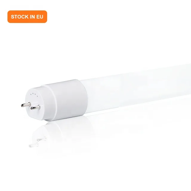 Stock In Eu Office 320 Degree Smd2835 140lm/w 600 1200 1500mm Led T8 Glass Tube Light T8 Led