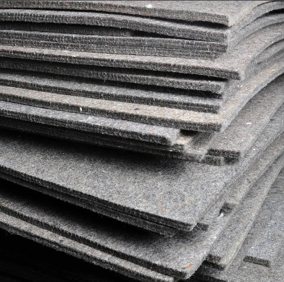 High quality fine white wool felt machine used for sealing felt Australian industrial polishing felt