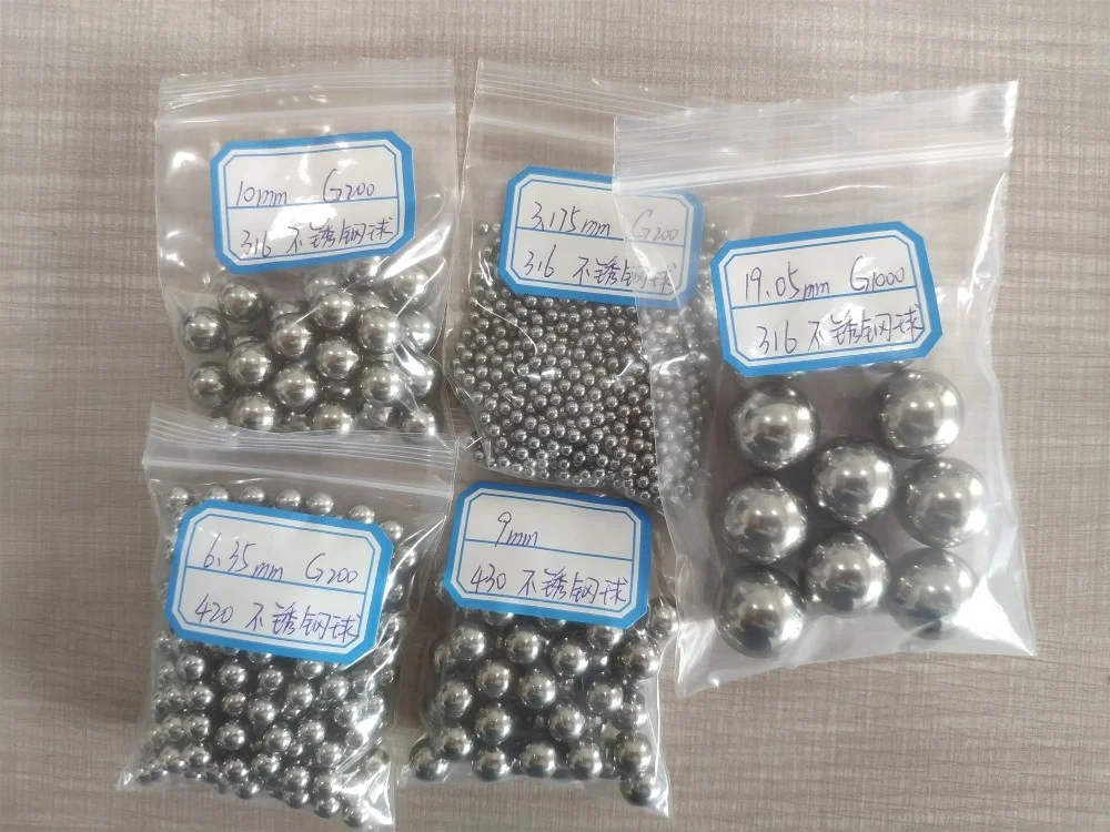 
G1000 high quality 6.35mm 7mm carbon steel ball 
