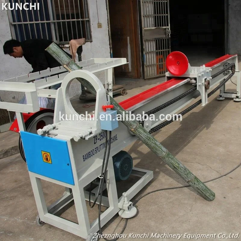 Popular exported bamboo pole splitter / bamboo splitting machine with best quality for sale