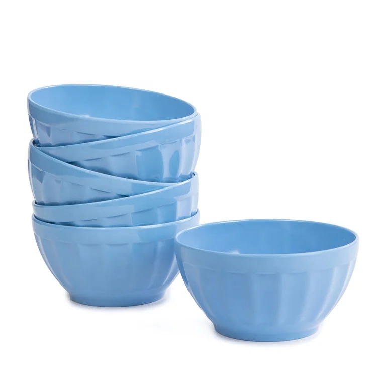 Fair quality crockery items plastic wholesale printing one handle melamine salad bowl set
