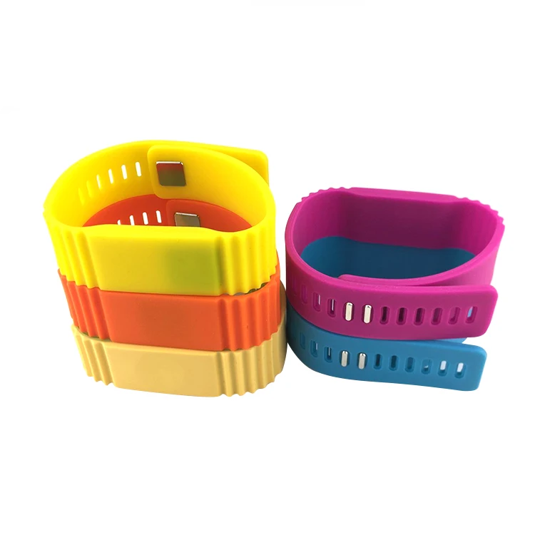 NFC MIFARE DESfire EV1 4K Chip RFID Silicone Wristband Bracelet For Events