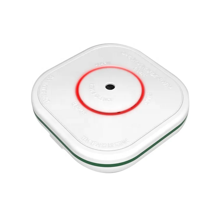 Manufacture BSI stock 1 year 5 years 10 years ABS plastic z-wave wireless carbon monoxide co alarm detector