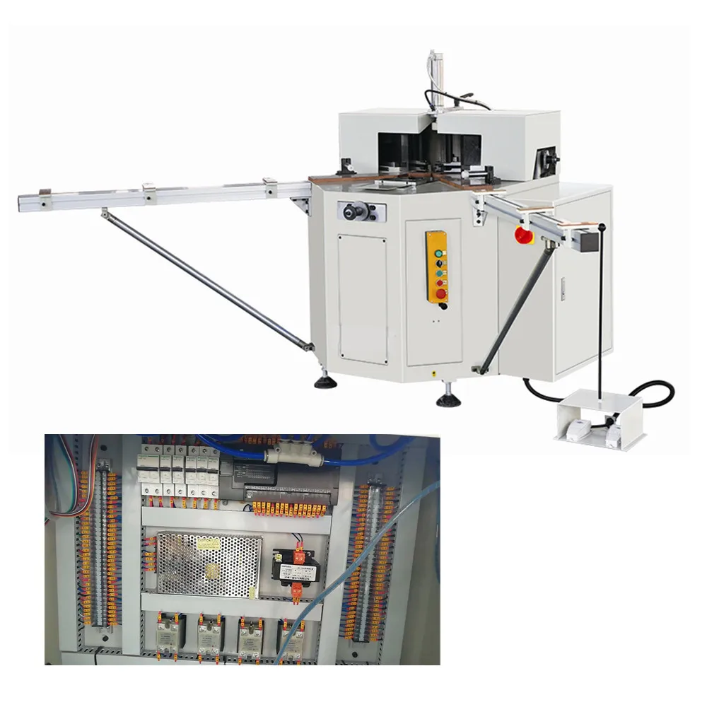 
Automatic Single Corner Crimping Machine/ Semiautomatic One Head Aluminum Window Frame Combining Section 