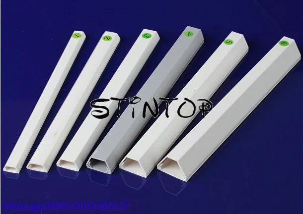 PVC Cable Telephone Wiring Duct Trapezoidal cable management