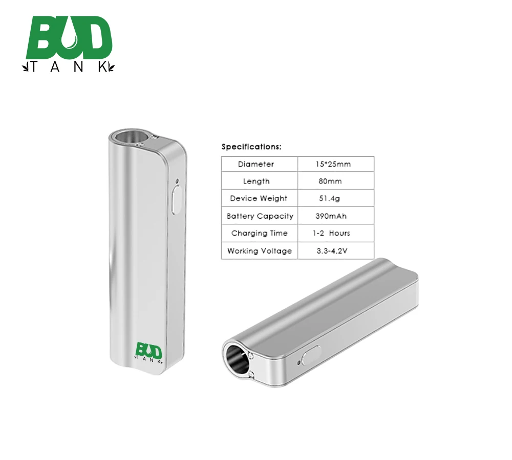 
Best Vaporizer Battery BUD MOD Concealer 510 Thread Variable Voltage Magnetic Battery 