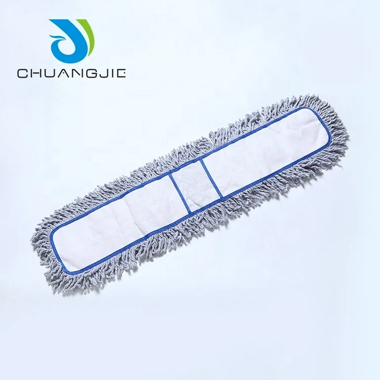 Wholesale professional eco-friendly cleaning flat cotton mop pads