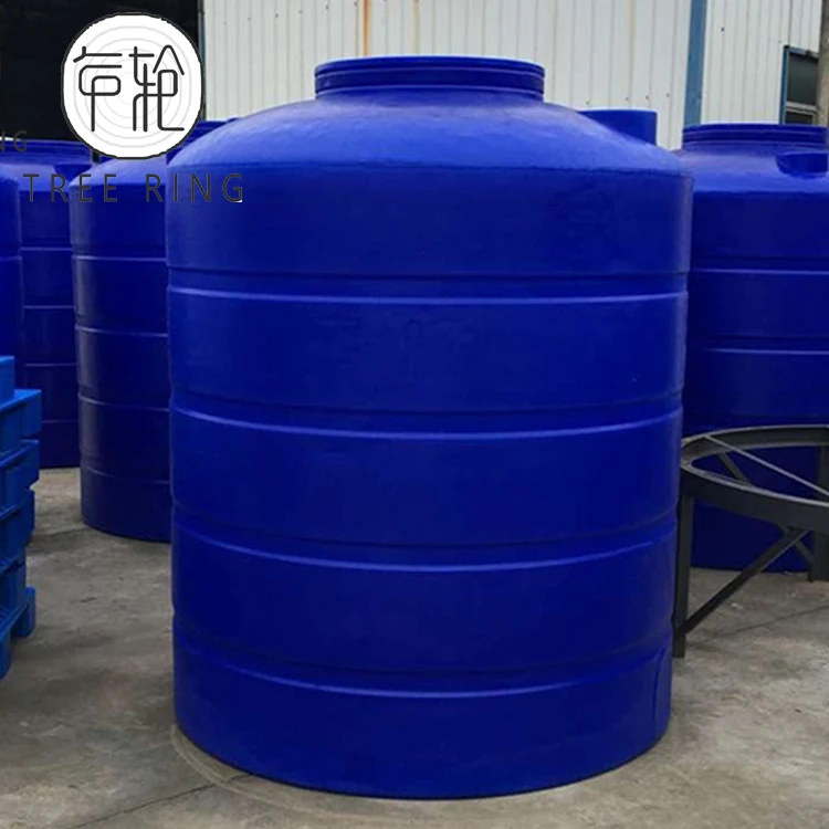Vertical Plastic Round Rainwater Harvesting Collection Water Tank With Fitting 2000L 3000L For Farm Irrigation