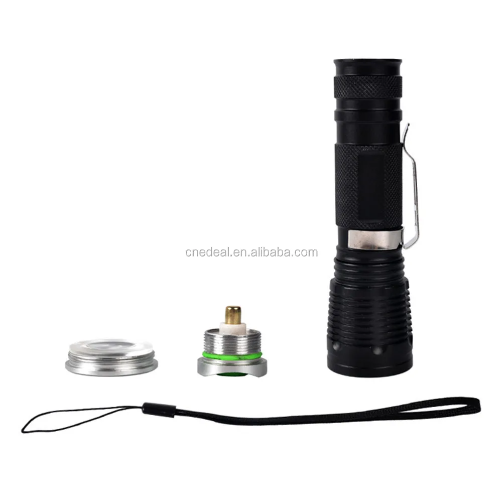 Jialitte F039 Aluminum Alloy CREEs T6 Led Zoomable Torch Portable Hunting Waterproof LED Flashlight