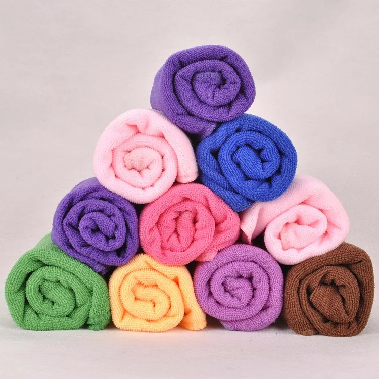 New popular 100% polyester towel microfiber face towels
