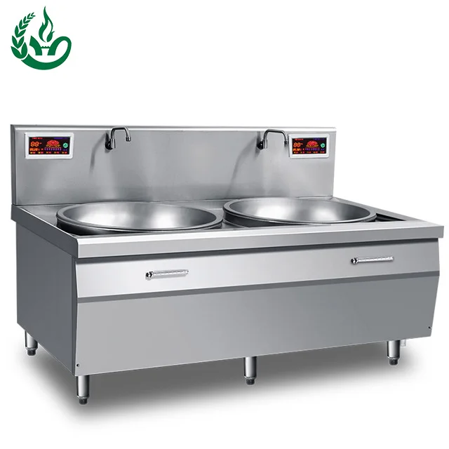 
Chinese induction cooker stove wok--50% cost saving 15kw professional 2 Wok Burner Range School Hotel 
