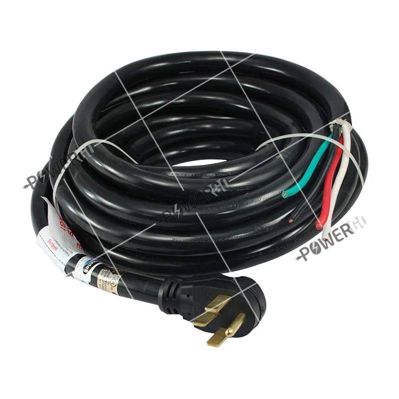 50 Feet 50 AMP RV Motorhome Power Lifeline Extension Cord 6' Loose end 6AWG/3 + 8AWG/1, STW Supply Camper Trailer