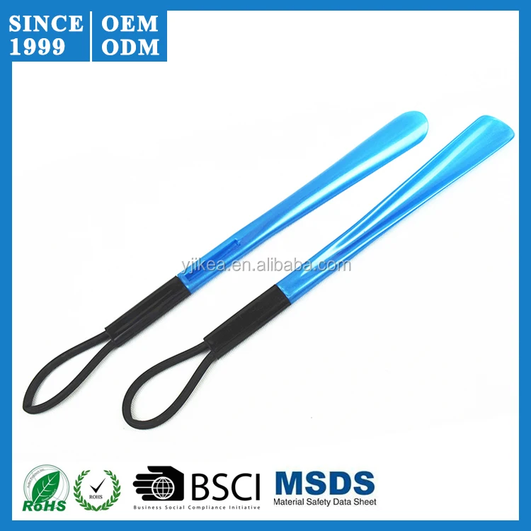 48.5cm Plastic Long Shoe Horn Custom Logo Large Stock Durable Shoe Horn