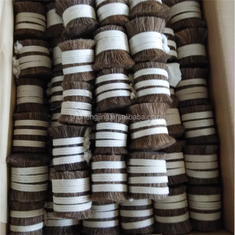 
Washed double drawn horse mane hair for paint brush 