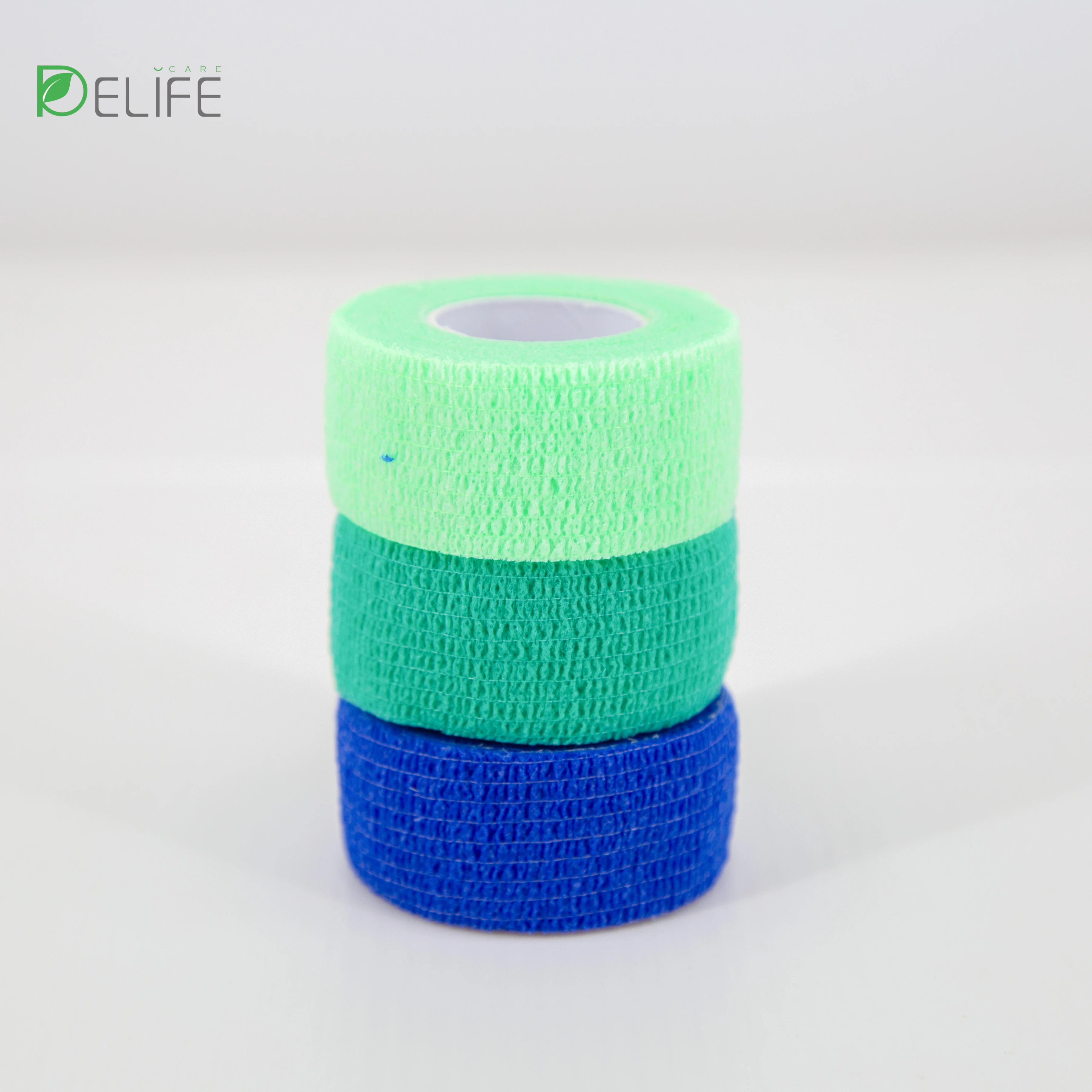 Хлопковая эластичная самоклеящаяся эластичная марлевая когезионная повязка рулон для людей и домашних животных медицинская