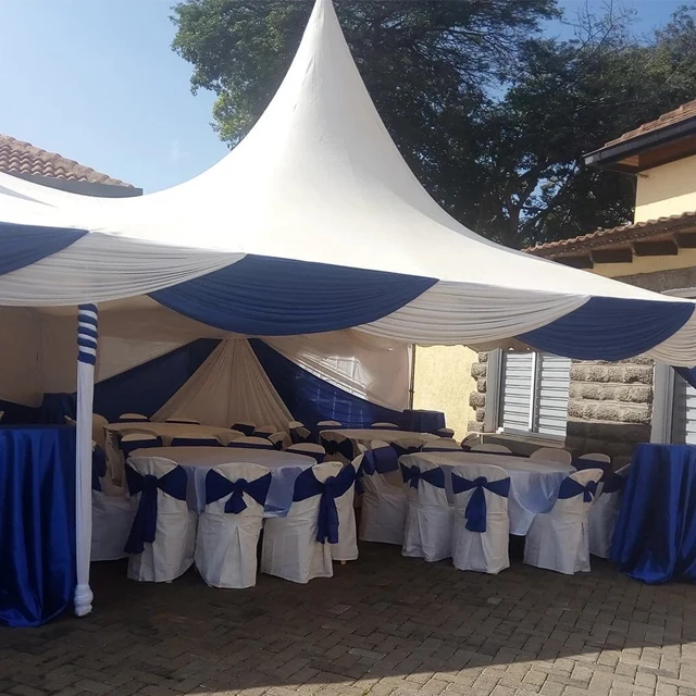 100% Rainproof Mobile high peak pavilion pagoda tent wedding tent for sale