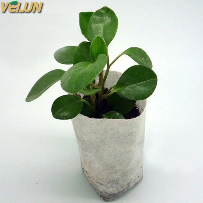 
Biodegradable eco-friendly non woven seedling bags/grow bags 