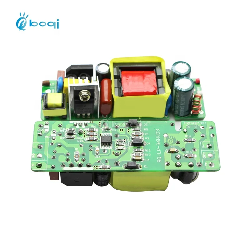 boqi CE FCC SAA Approval 36 volt led driver 24w 600ma for led lighting
