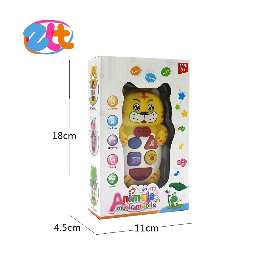 Electronic music baby toy mobile phone for kids