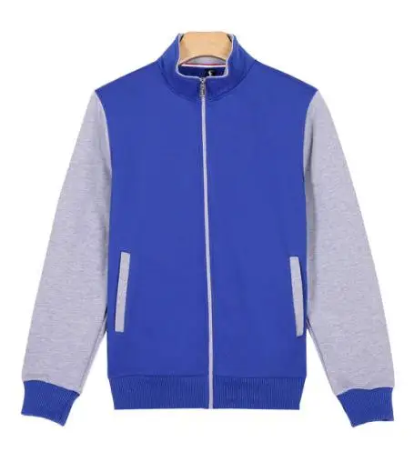 Custom Quality Plain Wool Baseball Varsity Jackets with Leather Sleeves