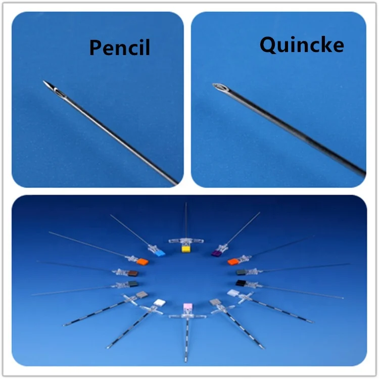 
Disposable Spinal needle quincke tip or pencil point tip 