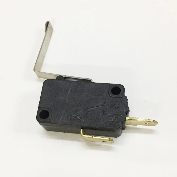 Towei safety limit switches supplier 15A~125V/250V t125 2 pin limit zippy safety heater micro switch with right angle lever