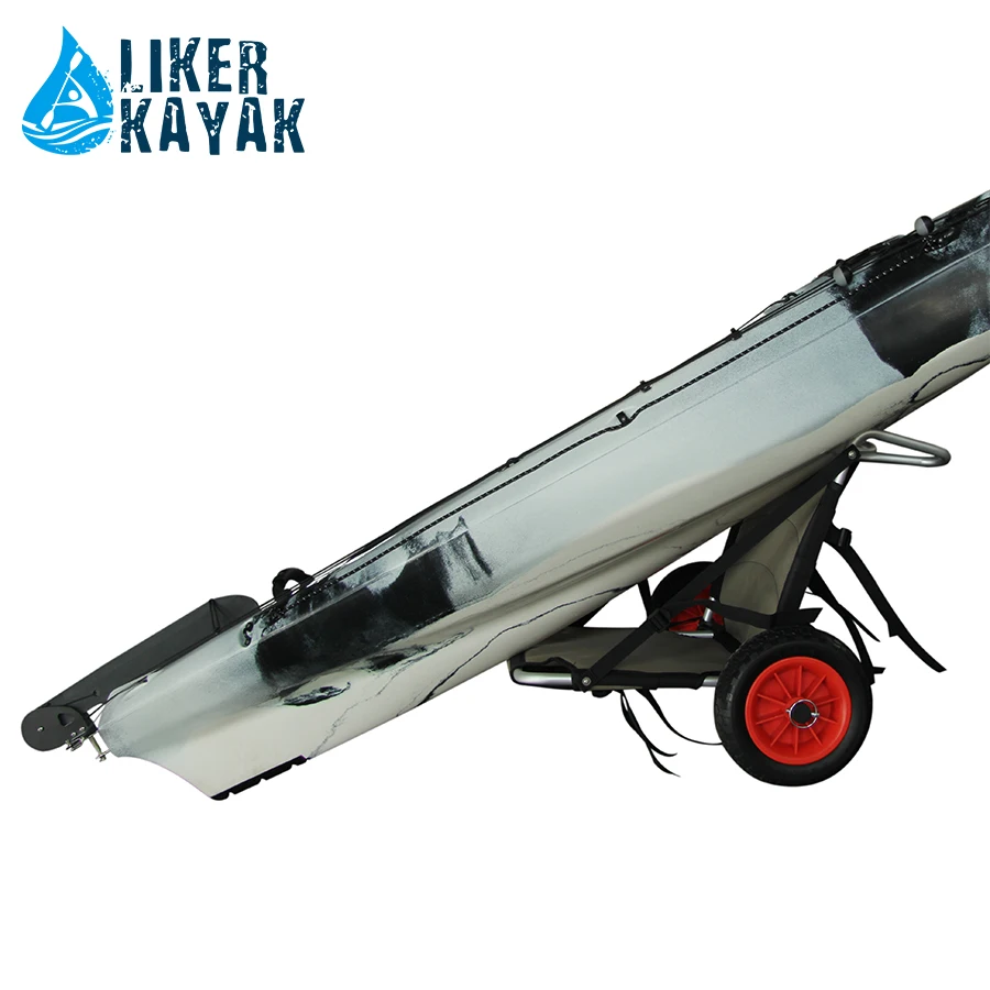 4.3m Angler kayak fishing pedal kayak fishing canoe made in China