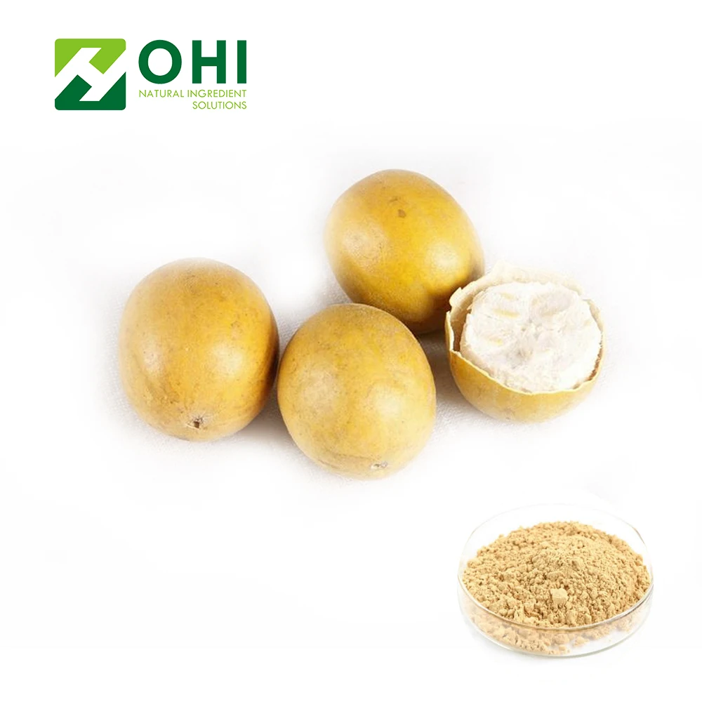 Natural Monk Fruit 80% Mogrosides 25% Mogroside V Luo Han Guo powder Extract