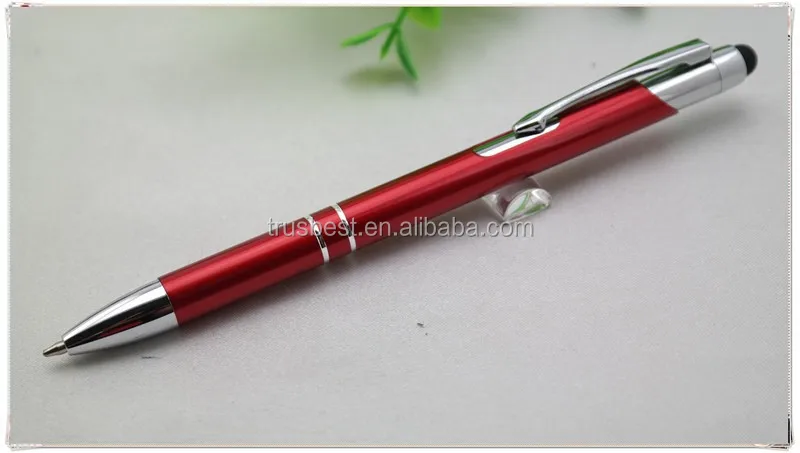 stylus writing pen for iphone ipad touch , metal promotional ballpoint pen