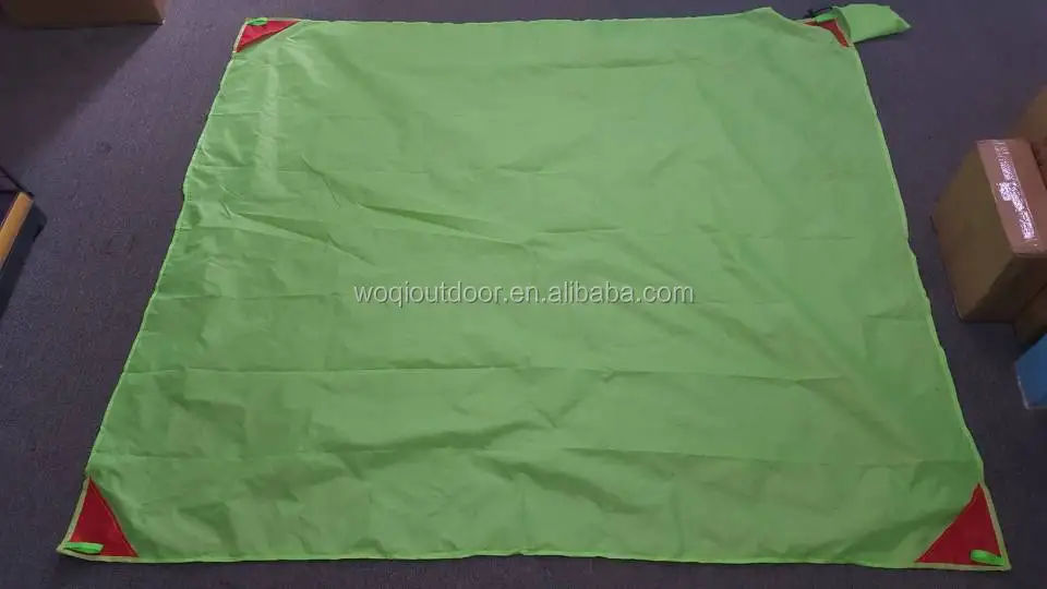 
Woqi Waterproof Outdoor Picnic Beach Blanket with Carabiners| Compact Lightweight Corner Pocket Blanket 