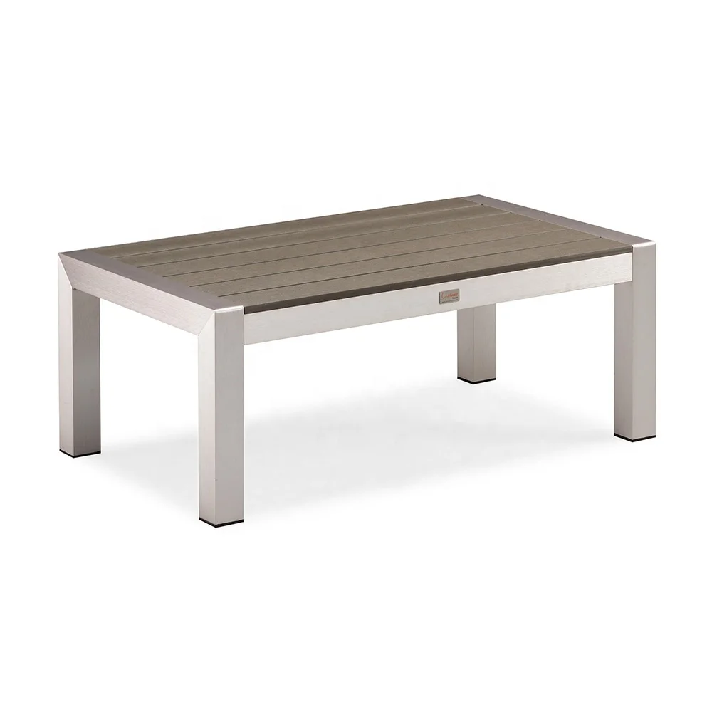 Outdoor furniture metal frame fabric cushion luxury garden sofa