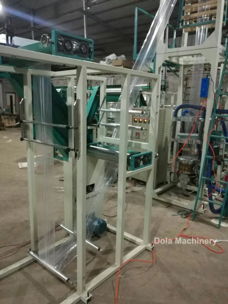 
LDPE PE Zipper Self Closing Bag Ziplock Plastic Film Blowing Machine 