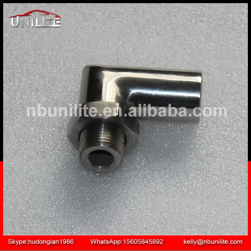 CEL Fix Oxygen Spacer Exhaust STAINLESS STEEL POLISHING EXTENDER EXTENSION SPACER M18 x 1.5 90 DEGREE 02 BUNG