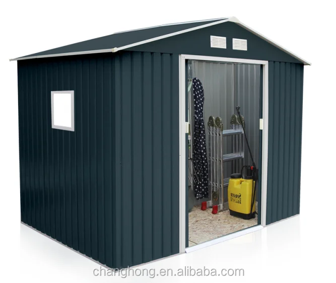 Apex Roof Shed Big Shed Green Metal Garden Shed 9.1x10.5ft