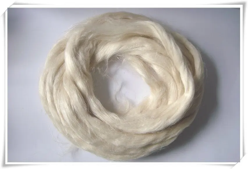 Supply 100% Hemp Carded Sliver for medium yarn count