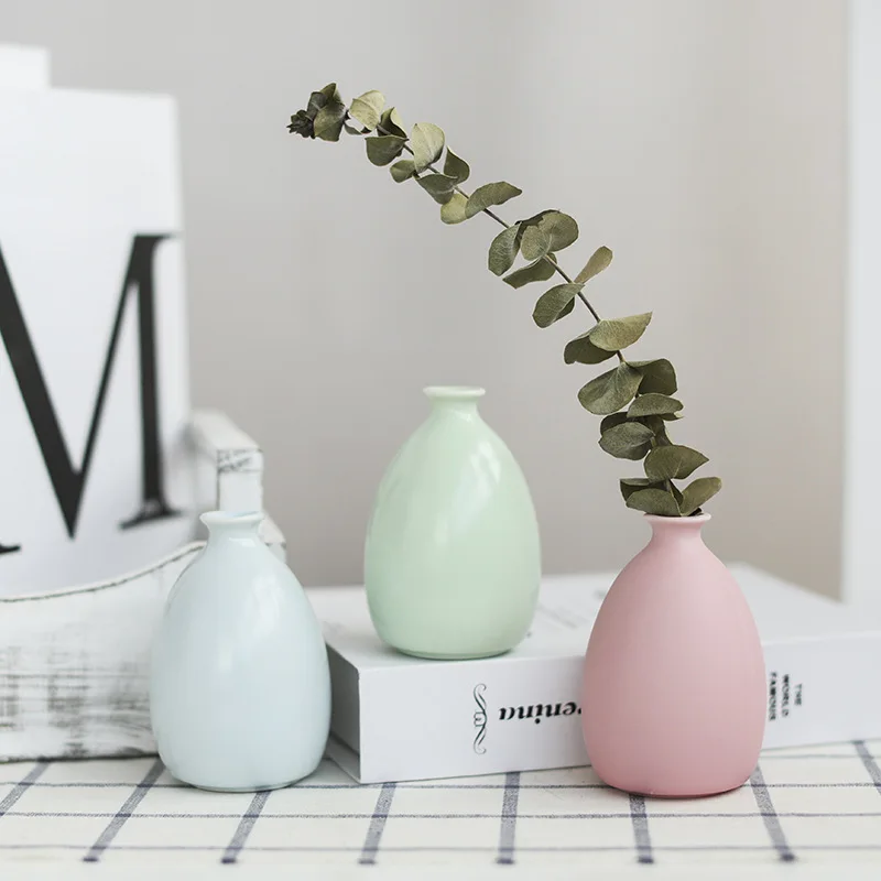 flower vases decoration ceramic crafts ceramic vases for home or office on the desk