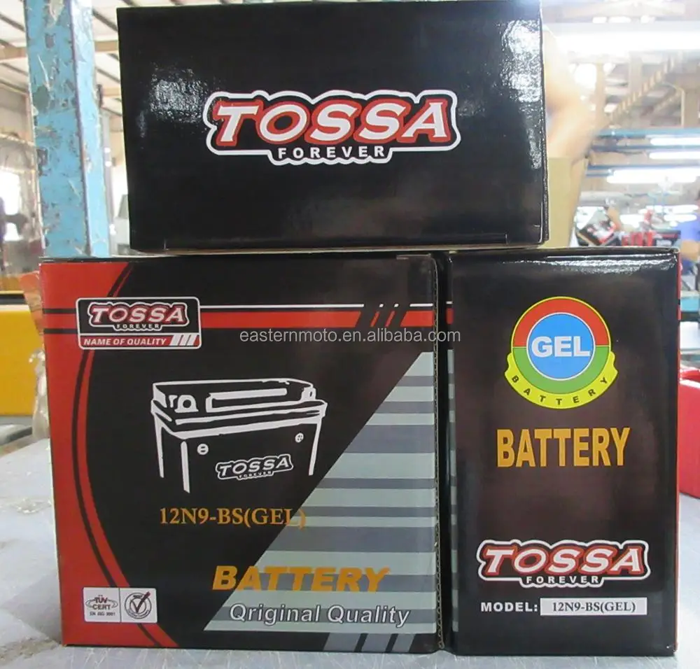 12N9-BS/12V-9Ah motorcycle gel battery