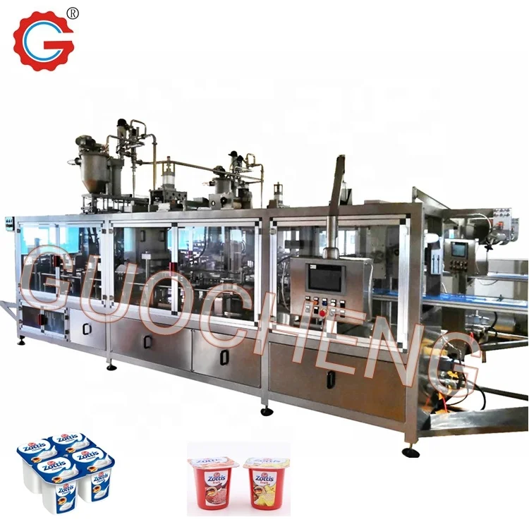 Dairy Milk Yogurt Processing Machines Automatic Filling Sealing Machines