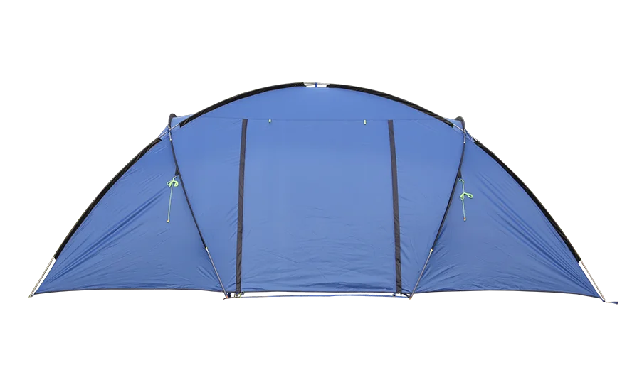
ROOMY TWO ROOM FAMILY TENT ALUMINUM POLE 6 PERSON POLYESTER DOUBLE LAYERS CAMPING TENT 