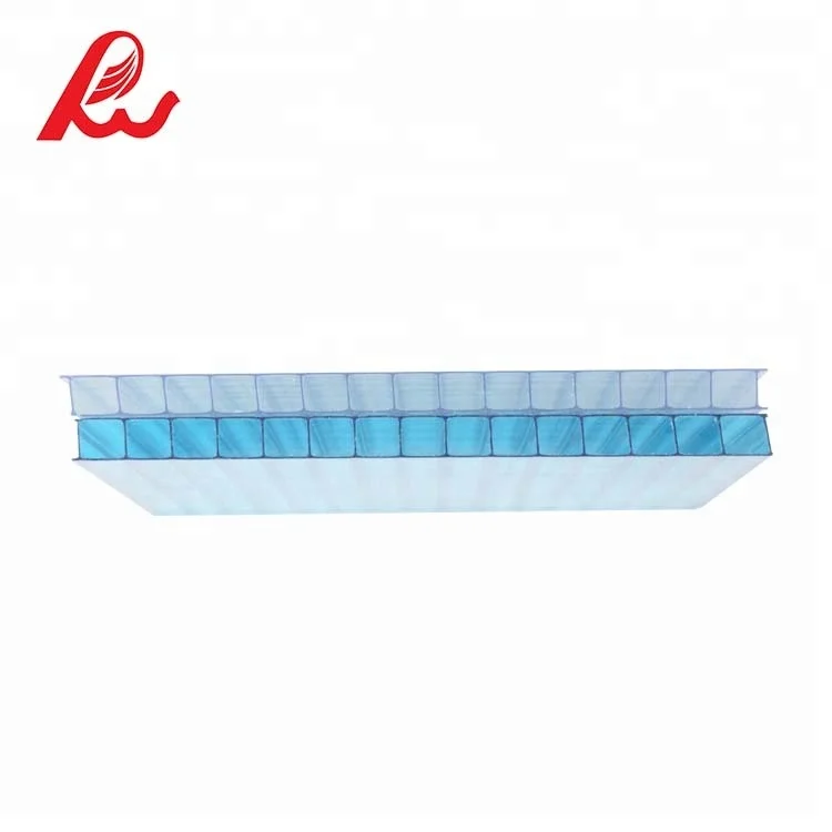 new style stylish clear PC plastic hollow board roof tiles