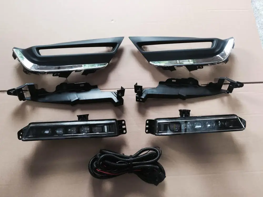 car body kit  fog lamp and fog lamp  cover  for crv 2018  33950-TLY 33900-TLY  71106-TLY-H01 71156-TLY-H01