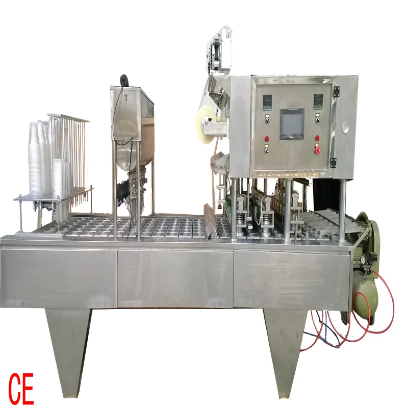 BG32A-4 полный автоматический чашки йогурта Ванна заполнения и запайки