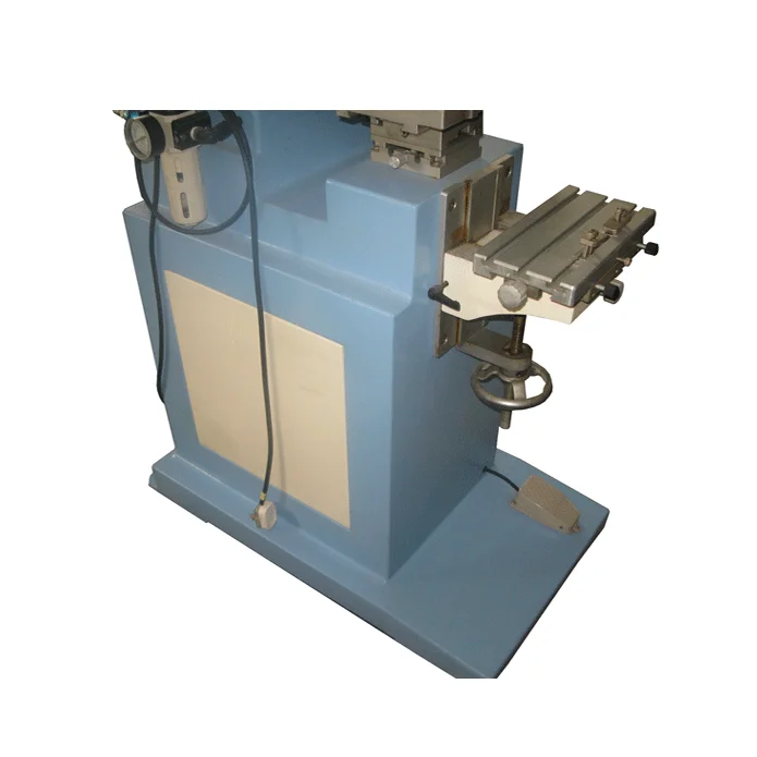 Automatic Pneumatic One-Color Tampon Printing Machine Used New Motor Engine Eraser Golf Ball Inkwell Pad Label Printer Gravure