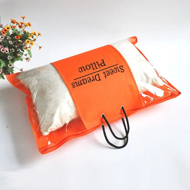 Promotion inflatable beach travel pvc plastic pillow packing bag