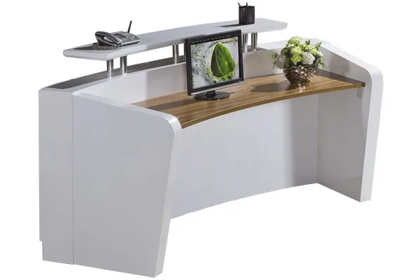 
White cheap reception desk beauty salon reception desk 