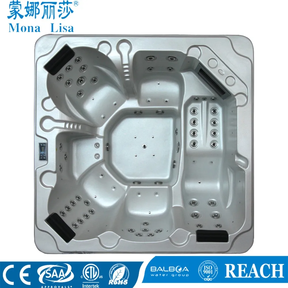 Monalisa portable whirlpool home spa square shaped M-3352