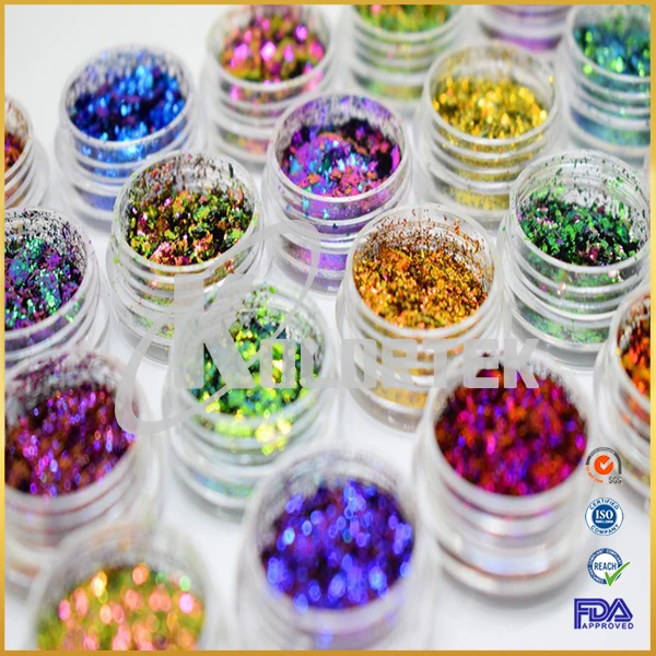 Nail Multicolor Flakes Pigment Chameleon Powder Manufacturer