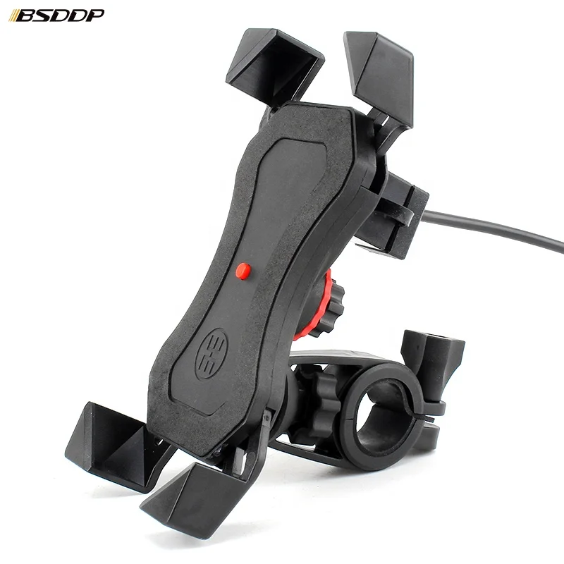
Motorcycle mobile phone holder USB charging waterproof take-out mountain electric bicycle fixed frame GPS Navigator 
