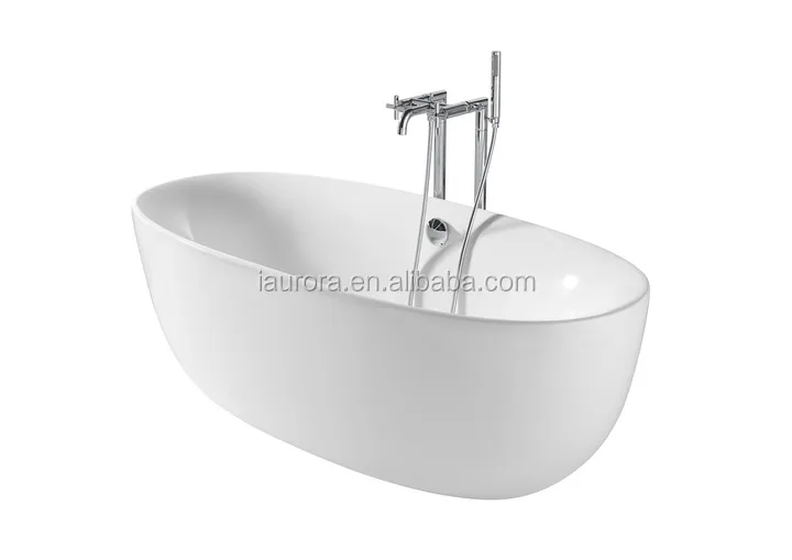Black Free Standing Acrylic Bathtub with factory Price