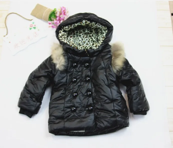 Custom your private label long  girls coats best selling warm winter coat for kids
